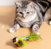 HKM-806675 Interactive Flapping Bird Cat Toy with Chirping Sound and Realistic Movement