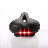 HKM-886035 Comfortable Bicycle Seat with Integrated LED Light for Safety and Visibility