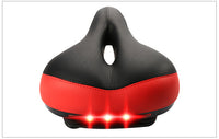 HKM-886035 Comfortable Bicycle Seat with Integrated LED Light for Safety and Visibility
