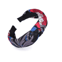 HKM-770003 Korean Style Unisex Wide-Sided Knotted Face Wash Headband