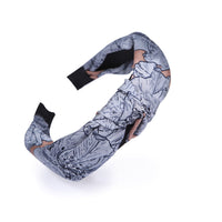 HKM-770003 Korean Style Unisex Wide-Sided Knotted Face Wash Headband