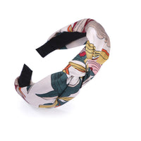 HKM-770003 Korean Style Unisex Wide-Sided Knotted Face Wash Headband