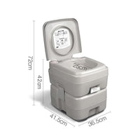 HKM-759251 Portable 20L Camping Toilet for Easy Outdoor Use and Convenience