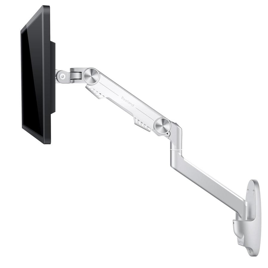 KTX-559827 Aluminum Alloy Single-Arm Monitor Wall Mount Bracket - 2.8KG, 40.5x34.5x12.7CM
