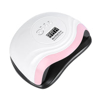 HKM-123603 168W UV/LED Nail Lamp for Phototherapy – White, American and European Plug Options