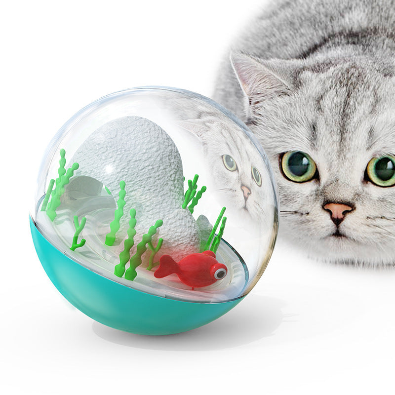 HKM-805523 Electric Fish Tumbler Cat Toy - Durable and Easy-to-Use Interactive Pet Plaything