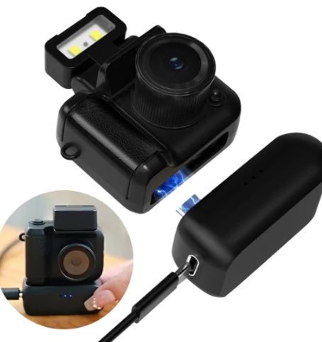 KTX-200019 Compact HD Digital Camera for Students - Portable Retro Design for Vlogging and Travel