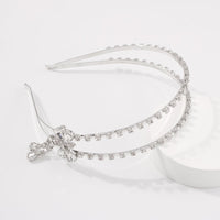 HKM-898771 White Alloy Geometric Hair Headband for Women