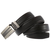HKM-183763 Genuine Leather Automatic Buckle Belt for Versatile Styling and Comfort