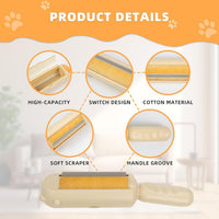 HKM-883283 Pet Hair Remover with Self-Cleaning Base for Efficient Fur Removal from Furniture, Carpets, and Car Seats