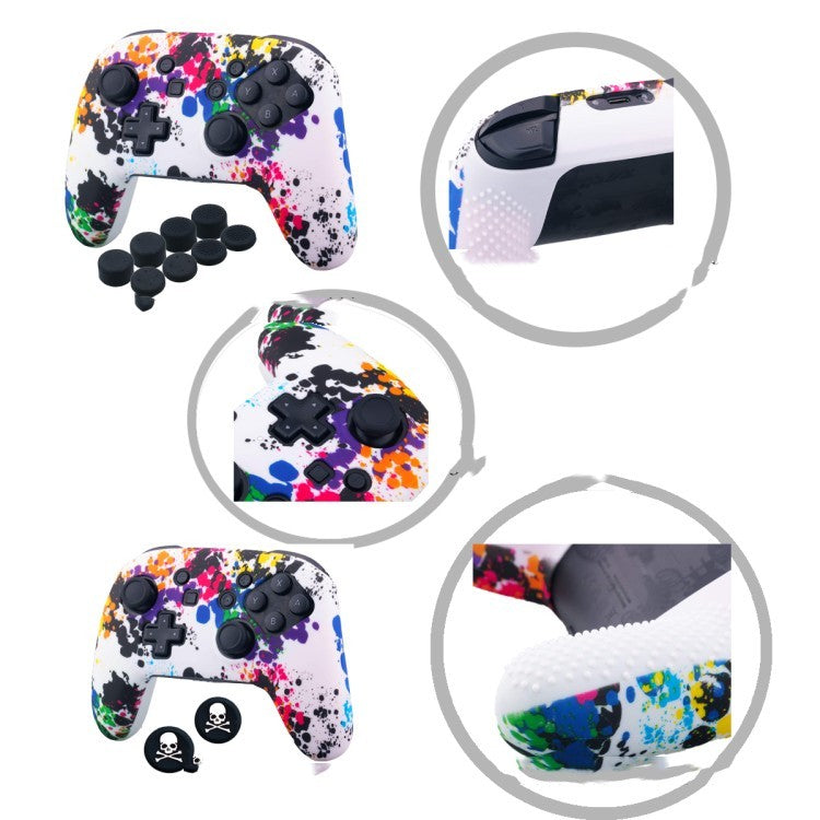 KTX-383123 Multi-Color Soft Silicone Sleeve with Unique Flower and Cartoon Designs