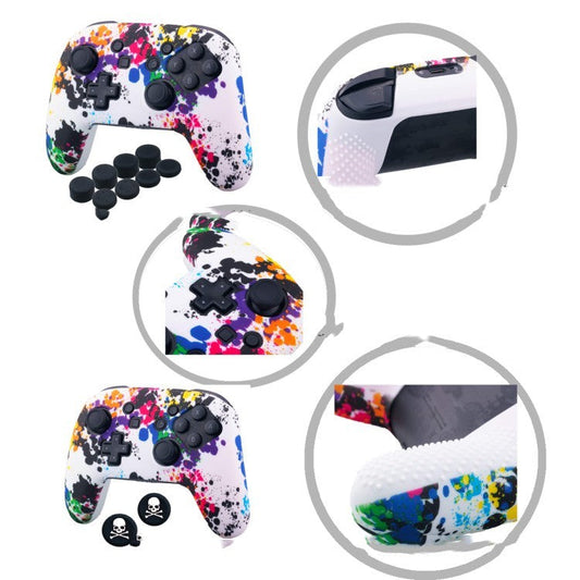 KTX-383123 Multi-Color Soft Silicone Sleeve with Unique Flower and Cartoon Designs