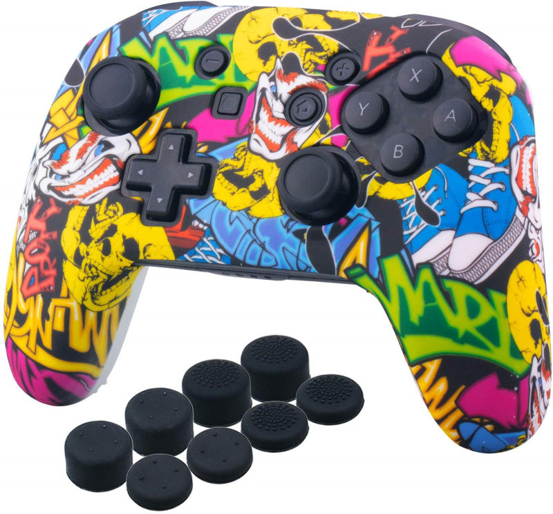 KTX-383123 Multi-Color Soft Silicone Sleeve with Unique Flower and Cartoon Designs