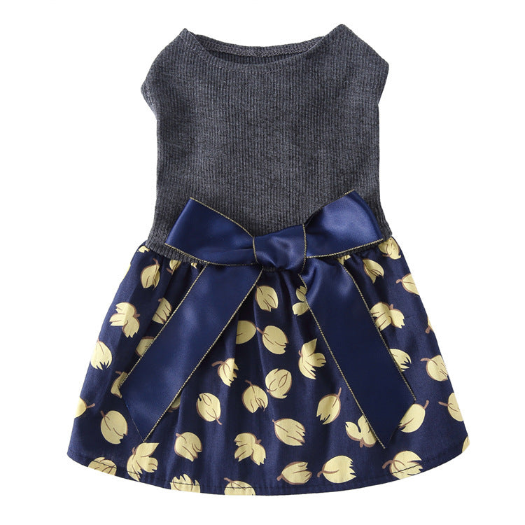 HKM-352083 Simple Print Skirt for Dogs in Various Colors and Sizes
