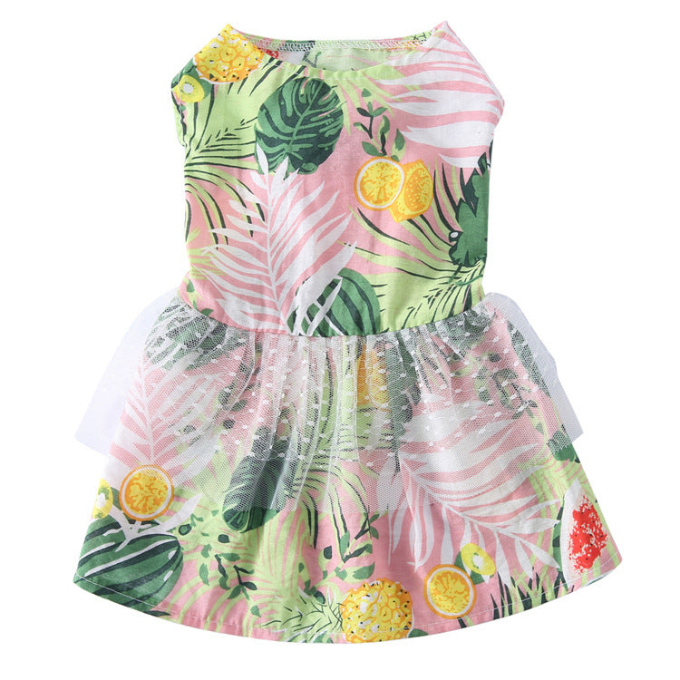 HKM-352083 Simple Print Skirt for Dogs in Various Colors and Sizes