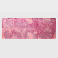 HKM-363731 Tie-Dyed Natural Rubber Suede Yoga Mat with Sublimation Transfer Design