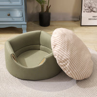 HKM-220115 Multi-Functional Dog and Cat Kennel for All Seasons - Tree Hole Design, Warm and Cozy, Size 45x33x37 cm