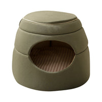 HKM-220115 Multi-Functional Dog and Cat Kennel for All Seasons - Tree Hole Design, Warm and Cozy, Size 45x33x37 cm