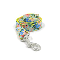 HKM-704275 Durable Yellow Polyester Dog Leash and Collar Set for Medium to Large Dogs