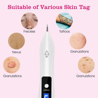 HKM-694099 2-Piece Skin Tag Repair Kit with Adjustable Intensity and Fast Healing Function
