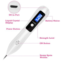 HKM-694099 2-Piece Skin Tag Repair Kit with Adjustable Intensity and Fast Healing Function