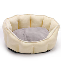 HKM-579411 Cozy Plush Cat Kennel with Hammock - Warm Winter Pet Bed, 46*46*23cm