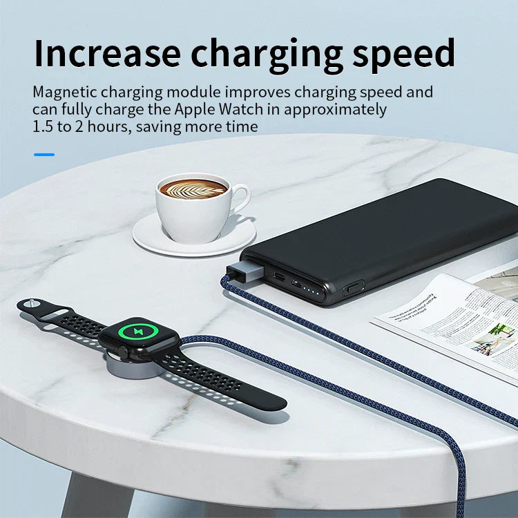 KTX-146579 Magnetic Wireless Charging Cable for Apple Watch - USB Qi Charger