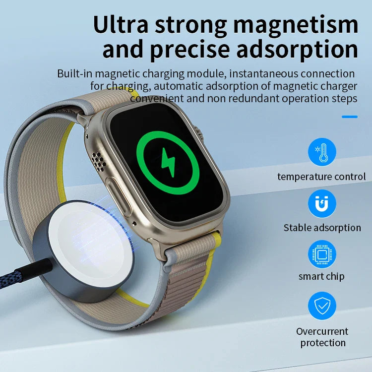 KTX-146579 Magnetic Wireless Charging Cable for Apple Watch - USB Qi Charger