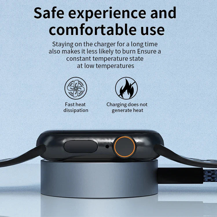 KTX-146579 Magnetic Wireless Charging Cable for Apple Watch - USB Qi Charger