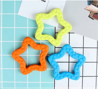 HKM-324371 Rubber Star Molar Stick for Dogs and Cats - Durable Tooth Grinding Toy