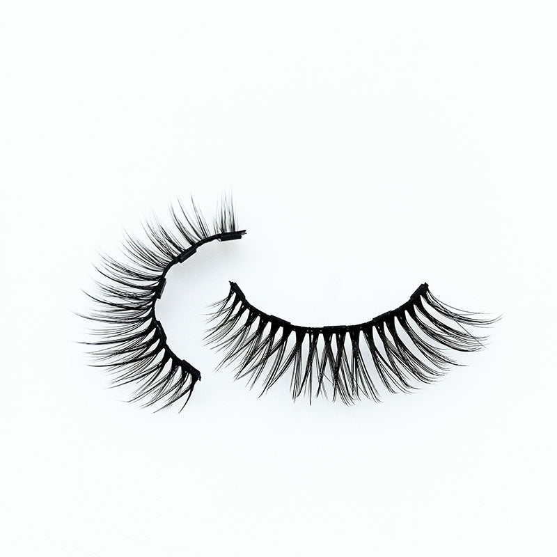 HKM-141459 Double Magnetic Liquid Eyeliner and Five Pairs of Handmade False Eyelashes Set