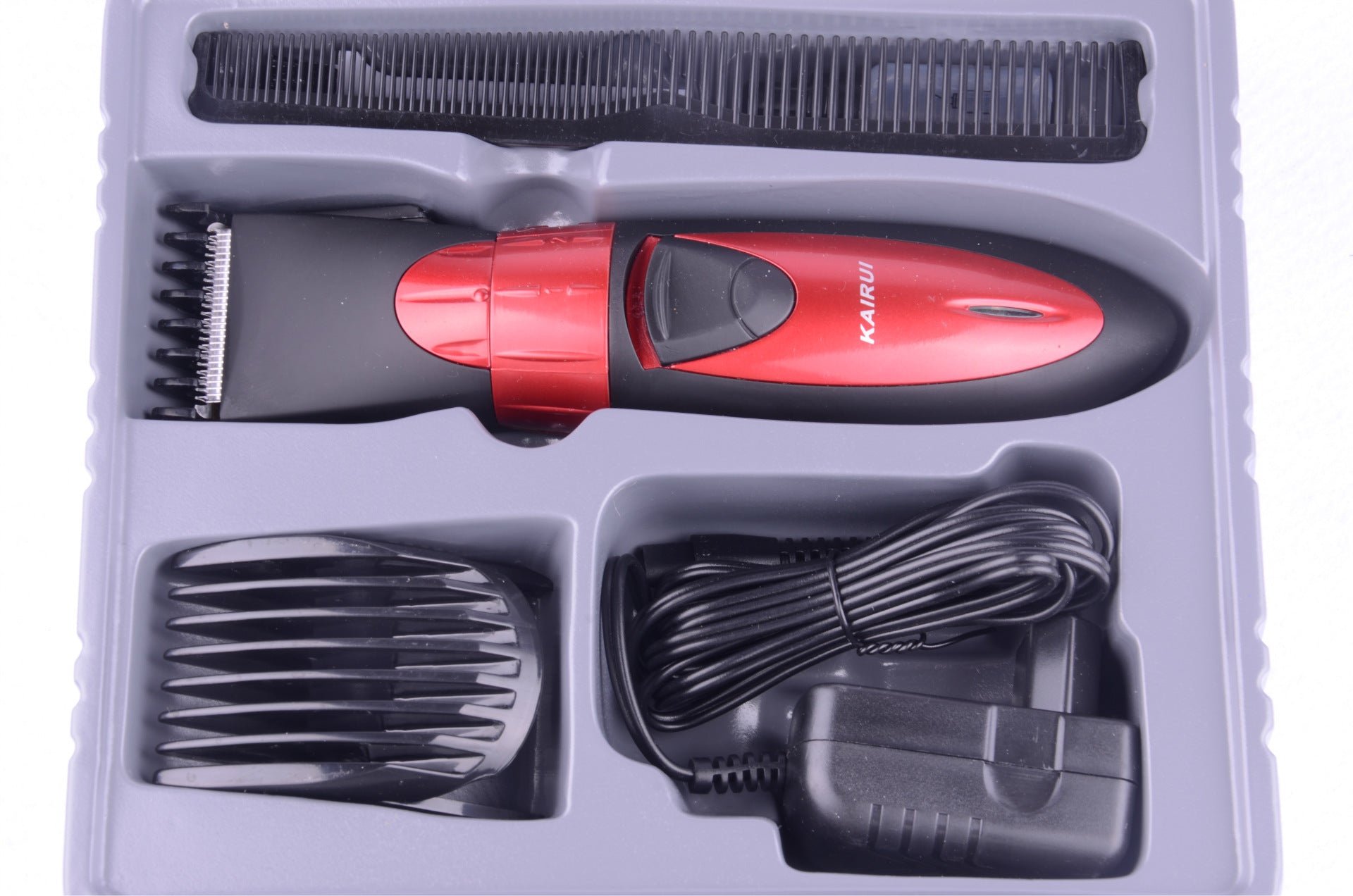 HKM-298067 Professional Rechargeable Electric Hair Clipper with Titanium Alloy Blade and Waterproof Design - Model HC-001