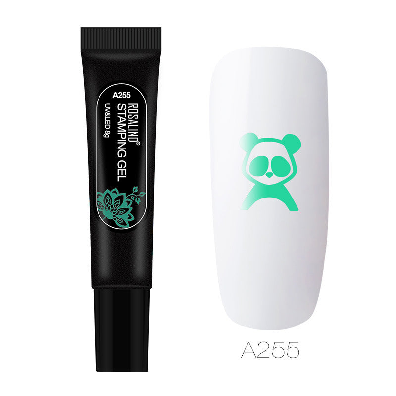 HKM-609363 Nail Stamping Gel for Beginners - UV Cured Natural Resin, Versatile and Easy to Use