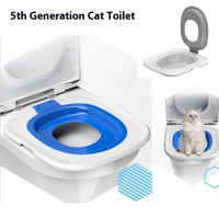 HKM-950739 5th Generation Cat Toilet Trainer with Innovative Design and Mat