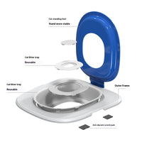 HKM-950739 5th Generation Cat Toilet Trainer with Innovative Design and Mat