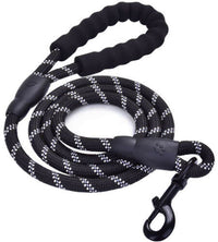 HKM-884243 Reflective Nylon Braided Traction Rope for Safe Dog Walking, 1.5m Length, Available in Various Colors
