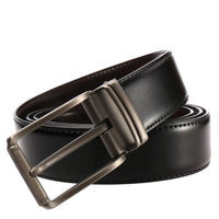 HKM-721555 Genuine Leather Pin Buckle Casual Belt for Men