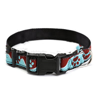 HKM-242067 Personalized Weaving Mark Pet Collar - Durable Nylon Webbing with Customizable Design