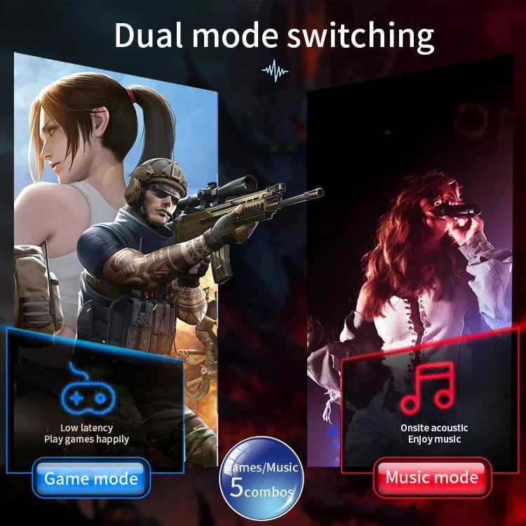 KTX-632595 True Wireless Bluetooth Earbuds with Hands-Free Functionality and Mini In-Ear Design for Gaming and Music