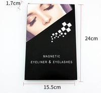 HKM-271379 10 Pairs of Magnetic False Eyelashes - Handcrafted Chemical Fiber Lashes