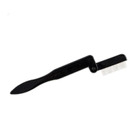HKM-608211 Stainless Steel Foldable Eyelash Comb and Needle Brow Groomer Tool