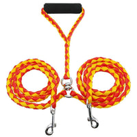 HKM-457107 Durable Braided PP Round Rope Dog Leash in Multiple Color Options