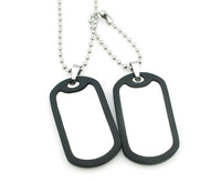 HKM-009235 Men's Titanium Steel Multi-Layer Pendant Necklace with Bead Chain - 60cm Length