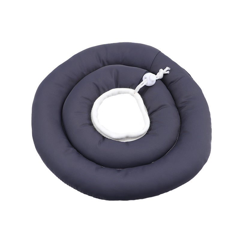 HKM-390419 Adjustable Waterproof Elizabethan Collar for Cats and Dogs - Recovery Cone for Wounds, Multiple Sizes Available