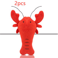 HKM-845523 Interactive Plush Training Toys - Assorted Characters Including Mushroom, Banana, Carrot, and More