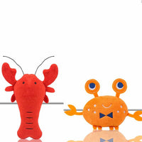 HKM-845523 Interactive Plush Training Toys - Assorted Characters Including Mushroom, Banana, Carrot, and More