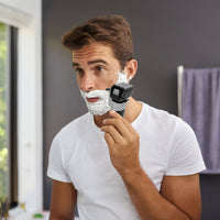HKM-115475 5-Blade Electric Foil Face Shaver with Precision Trimmer, Wet & Dry Use, IPX6 Waterproof, LED Display, Rechargeable Battery