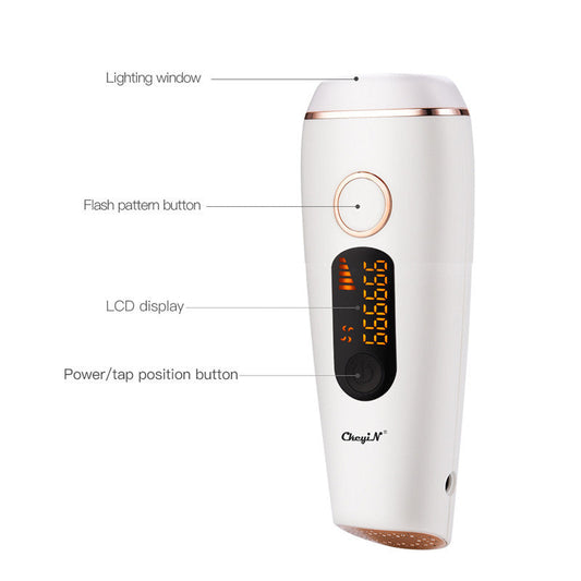HKM-294611 IPL Laser Hair Removal Device for Whole Body Use with Multiple Adapter Options