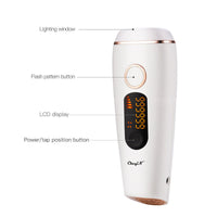 HKM-294611 IPL Laser Hair Removal Device for Whole Body Use with Multiple Adapter Options