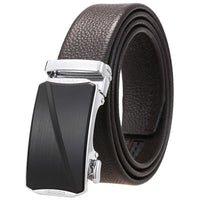 HKM-685331 Genuine Leather Men's Belt with Stylish Design for Everyday Wear
